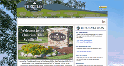 Desktop Screenshot of christianhills.net
